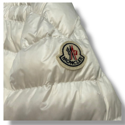 MONCLER DANIEL LIGHT PUFFER JACKET WHITE SIZE 4 - XL