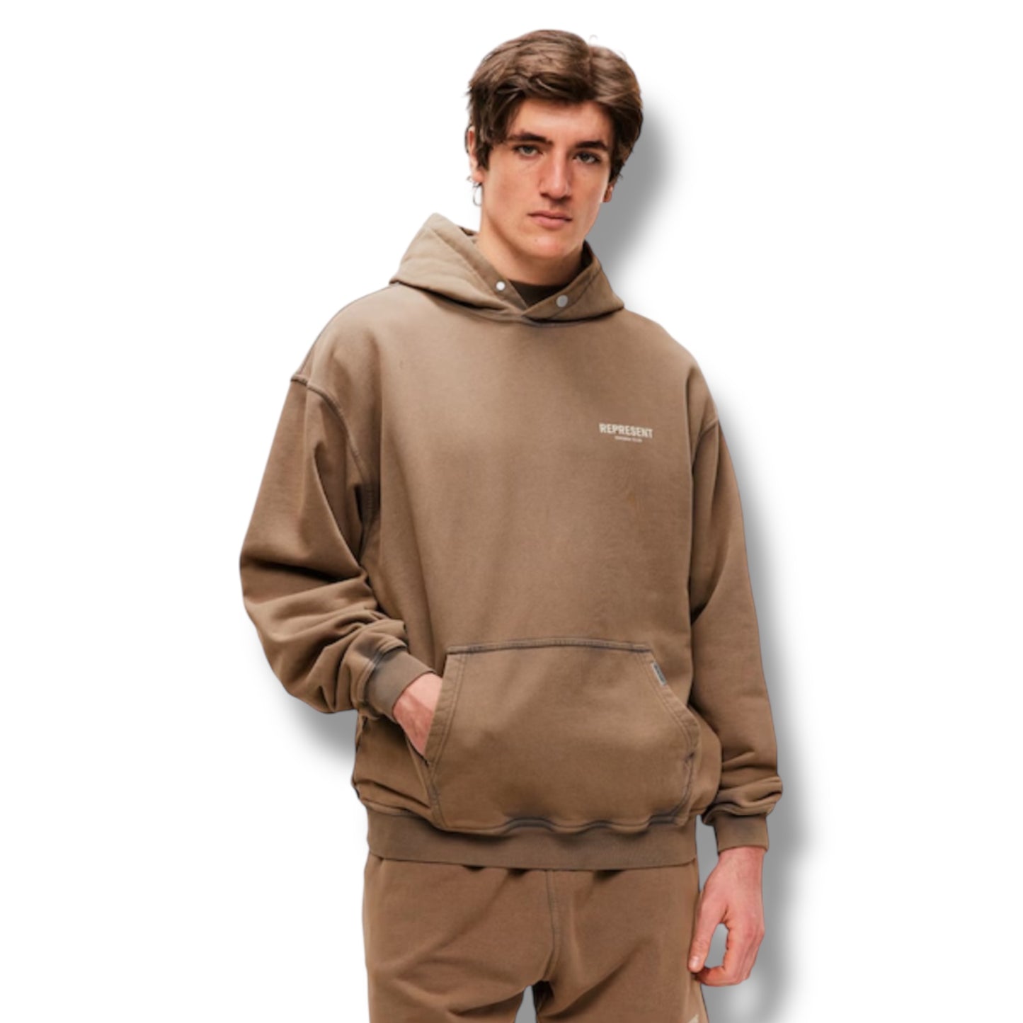 REPRESENT OWNERS CLUB OTTH HOODIE ALMOND BROWN