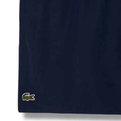 LACOSTE LARGE LOGO T-SHIRT & SWIM SHORTS SET ORANGE & NAVY