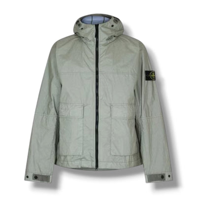 STONE ISLAND MEMBRANA 3L TC HOODED JACKET SAGE GREEN