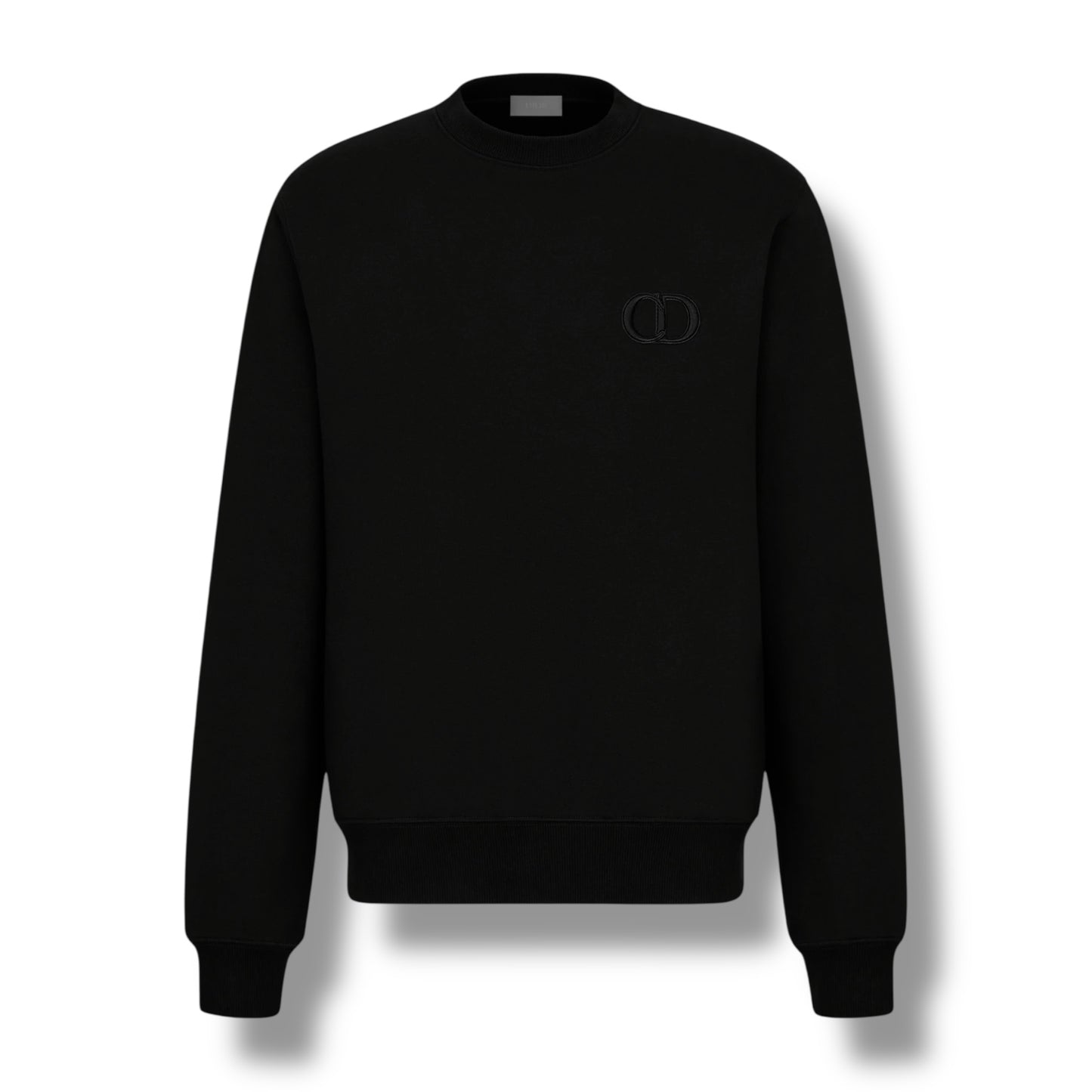 DIOR CD ICON LOGO SWEATSHIRT BLACK