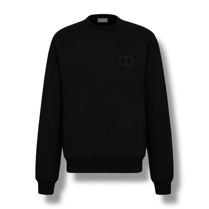 DIOR CD ICON LOGO SWEATSHIRT BLACK