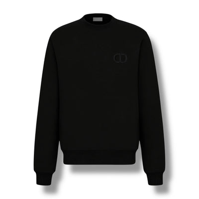 DIOR CD ICON LOGO SWEATSHIRT BLACK