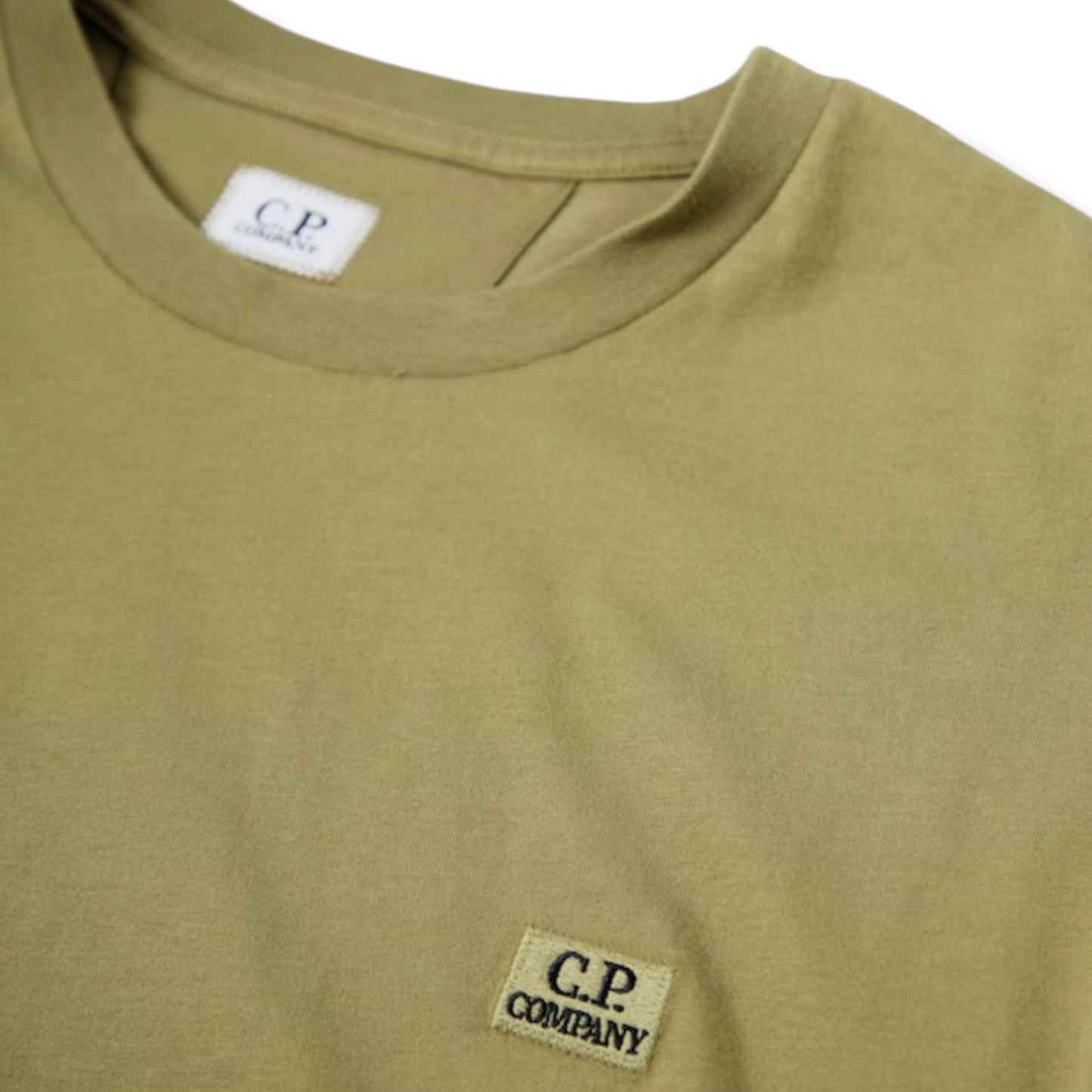 CP COMPANY SMALL LOGO T-SHIRT HERB GREEN