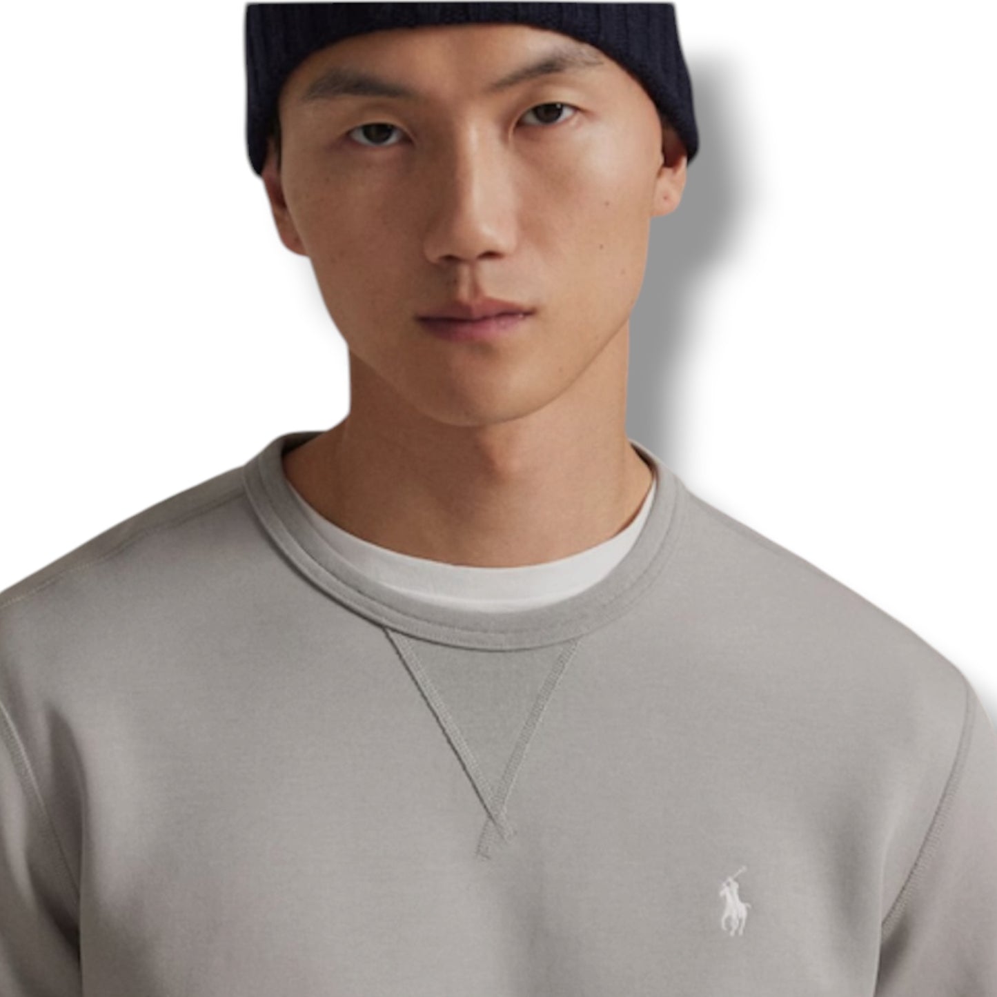 RALPH LAUREN FULL TRACKSUIT SWEATSHIRT & JOGGERS SET SOFT GREY