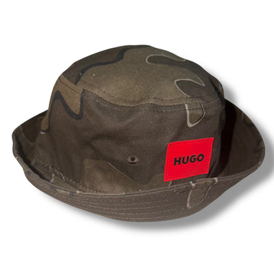 HUGO BOSS HUGO CAMO BUCKET HAT GREEN