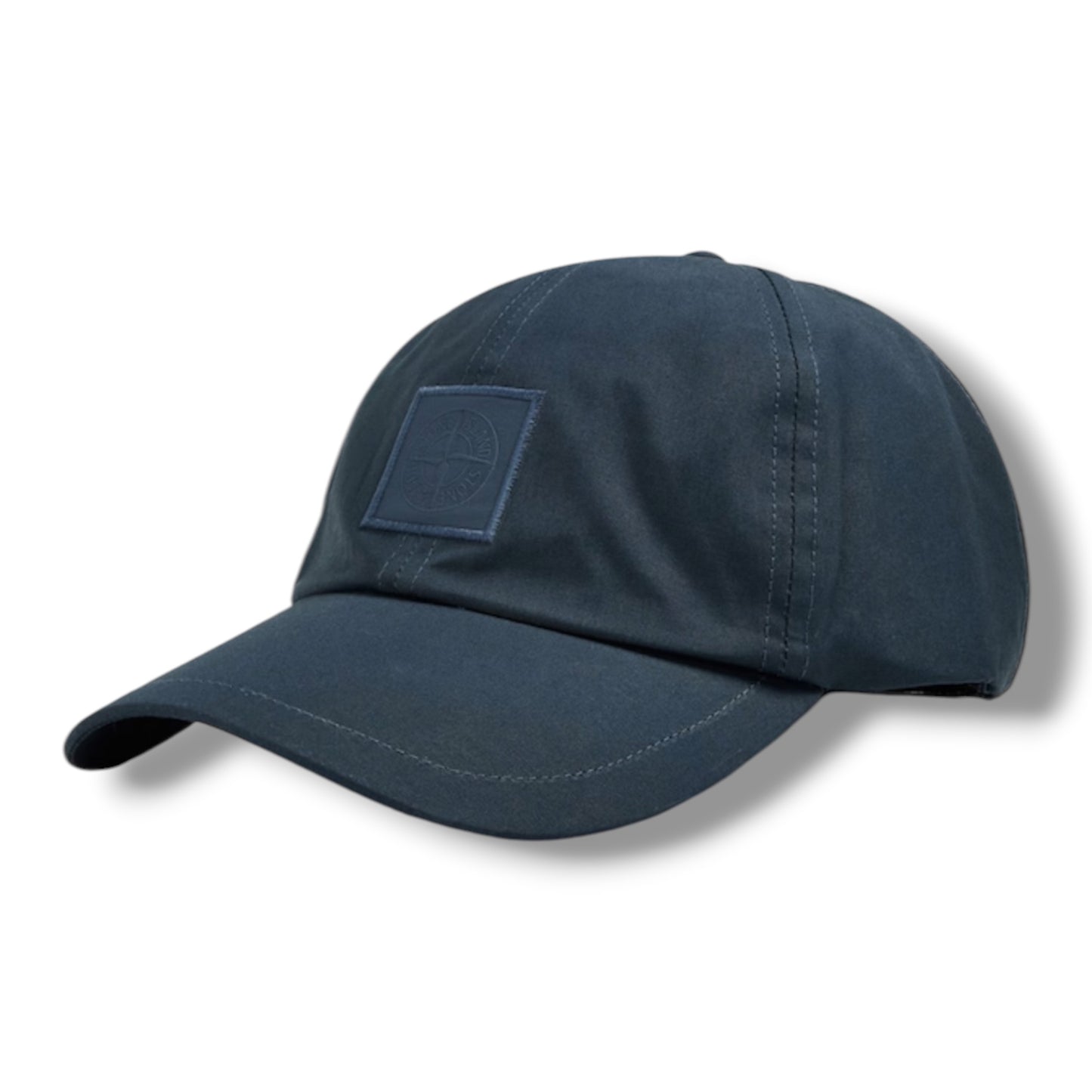 STONE ISLAND GHOST PATCH BASEBALL CAP BLUE