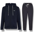 HUGO BOSS ZONE FULL ZIP HOODED TRACKSUIT NAVY BLUE