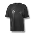 REPRESENT THOROUGHBRED DOG SCRIBBLE T-SHIRT WASHED BLACK