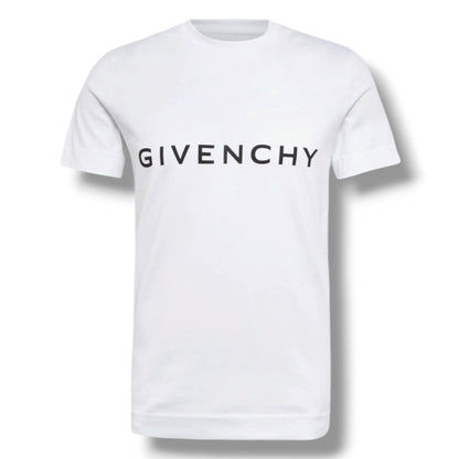 GIVENCHY TYPE LOGO T-SHIRT WHITE