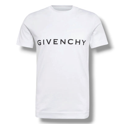 GIVENCHY TYPE LOGO T-SHIRT WHITE