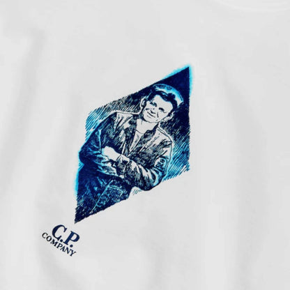 CP COMPANY DIAMOND SAILOR T-SHIRT WHITE