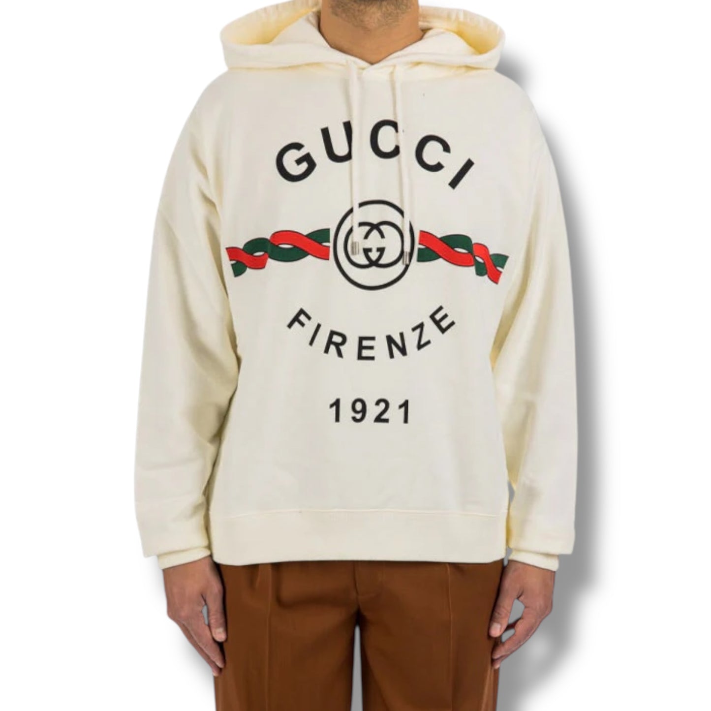 GUCCI FIRENZE 1921 ROPE OTTH HOODIE BEIGE