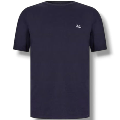CP COMPANY SMALL LOGO T-SHIRT NAVY BLUE