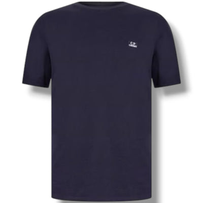 CP COMPANY SMALL LOGO T-SHIRT NAVY BLUE