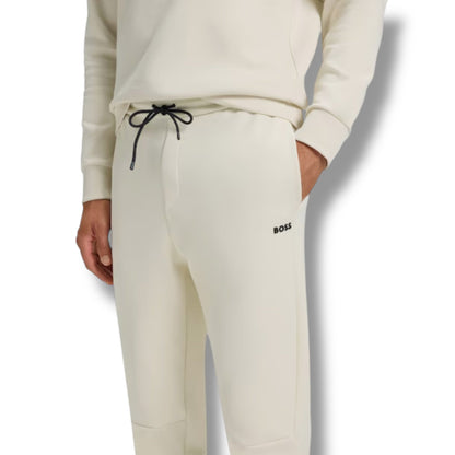 HUGO BOSS ZONE FULL ZIP HOODED TRACKSUIT BEIGE