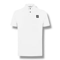 STONE ISLAND PATCH LOGO POLO SHIRT WHITE