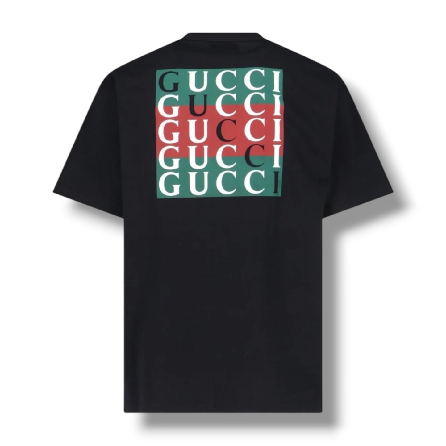 GUCCI BOX BACK LOGO T-SHIRT BLACK