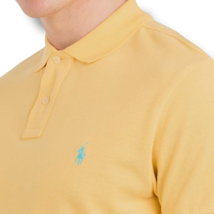 RALPH LAUREN CUSTOM FIT POLO SHIRT YELLOW