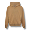 REPRESENT OWNERS CLUB ZIP UP HOODIE ALMOND BROWN