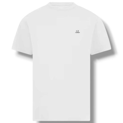 CP COMPANY SMALL LOGO T-SHIRT WHITE