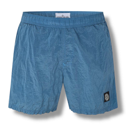 STONE ISLAND NYLON METAL SWIM SHIRTS BLUE