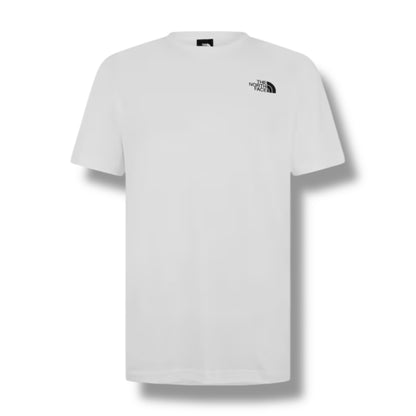 THE NORTH FACE TNF T-SHIRT & SHORTS SET WHITE - RED & BLACK