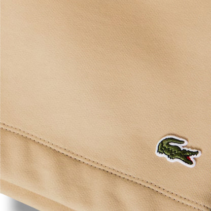 LACOSTE SMALL LOGO T-SHIRT & JERSEY SHORTS SET PINK & BEIGE