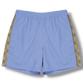 BURBERRY SIDE CHECK TRIM SWIM SHORTS LIGHT BLUE