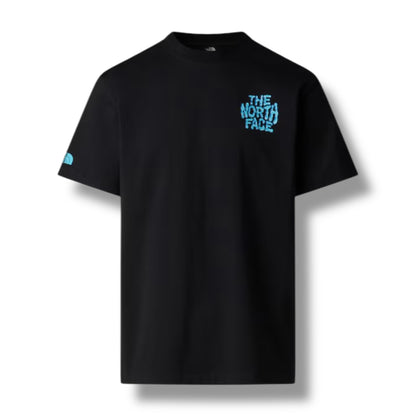 THE NORTH FACE TNF DRIP T-SHIRT & SHORTS SET BLACK