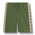 GUCCI GG REFLECTIVE TRIM JERSEY SHORTS GREEN