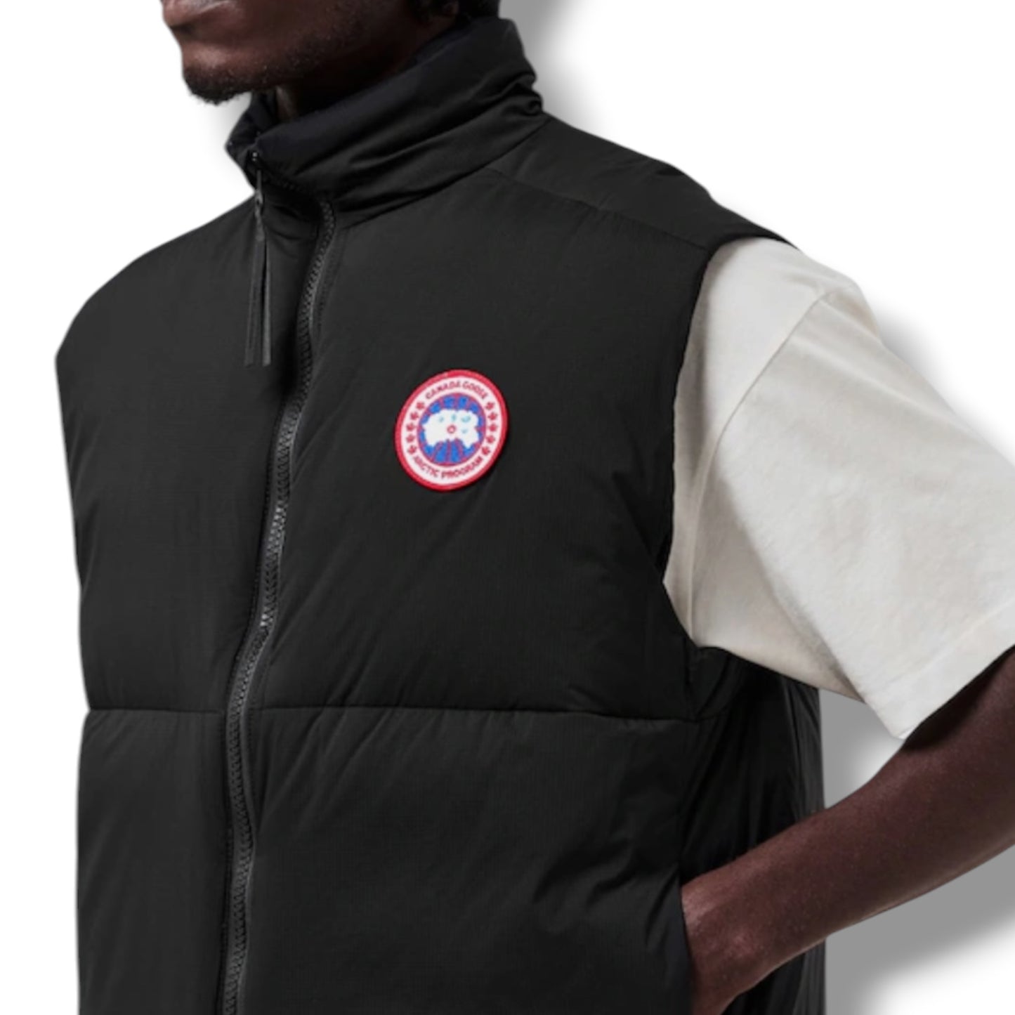 CANADA GOOSE LODGE GILET BLACK