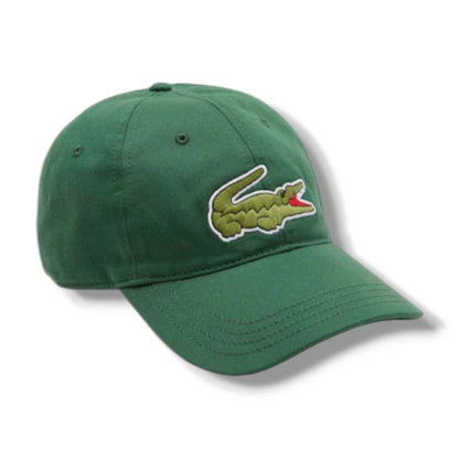 LACOSTE BIG CROC BASEBALL CAP GREEN
