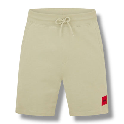 HUGO BOSS HUGO RED PATCH T-SHIRT & JERSEY SHORTS SET GREEN