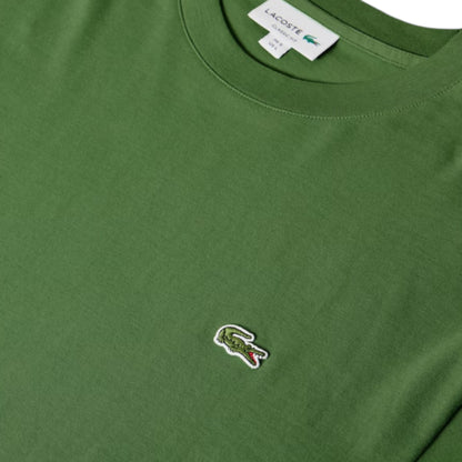 LACOSTE SMALL LOGO T-SHIRT & SWIM SHORTS SET GREEN