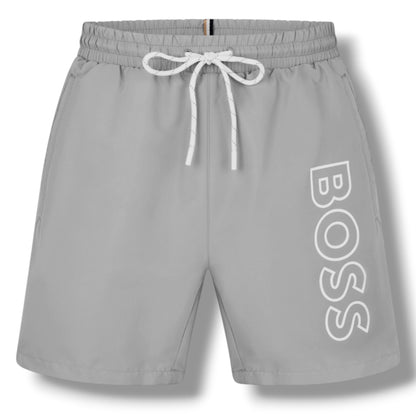 HUGO BOSS STORM T-SHIRT & SWIM SET ROYAL BLUE & GREY