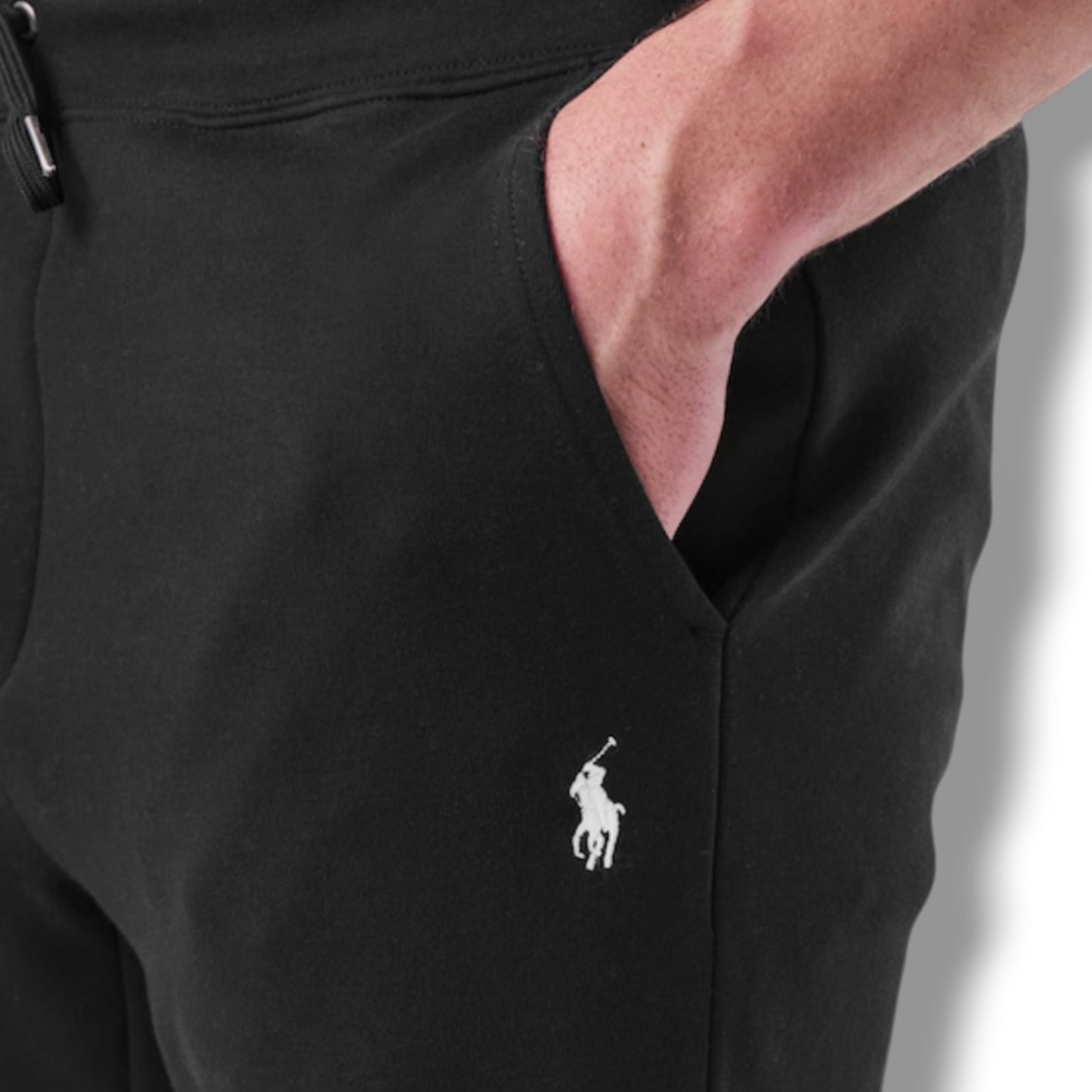 RALPH LAUREN TECH FULL ZIP HOODED TRACKSUIT BLACK