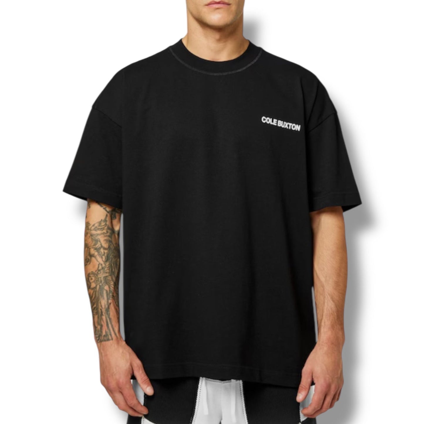 COLE BUXTON LOGO T-SHIRT BLACK