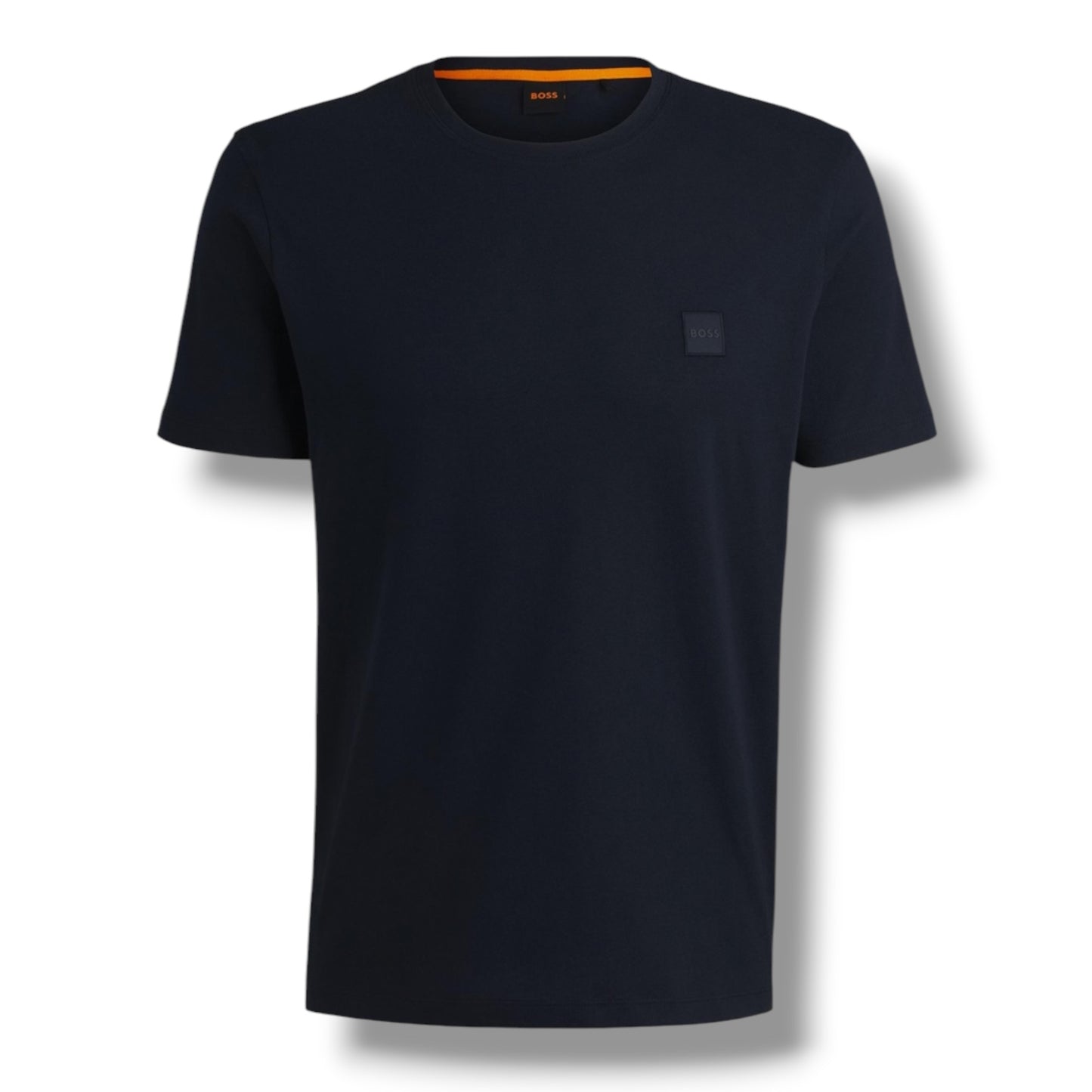 HUGO BOSS PATCH T-SHIRT & VERTI LOGO SWIM SHORTS NAVY BLUE
