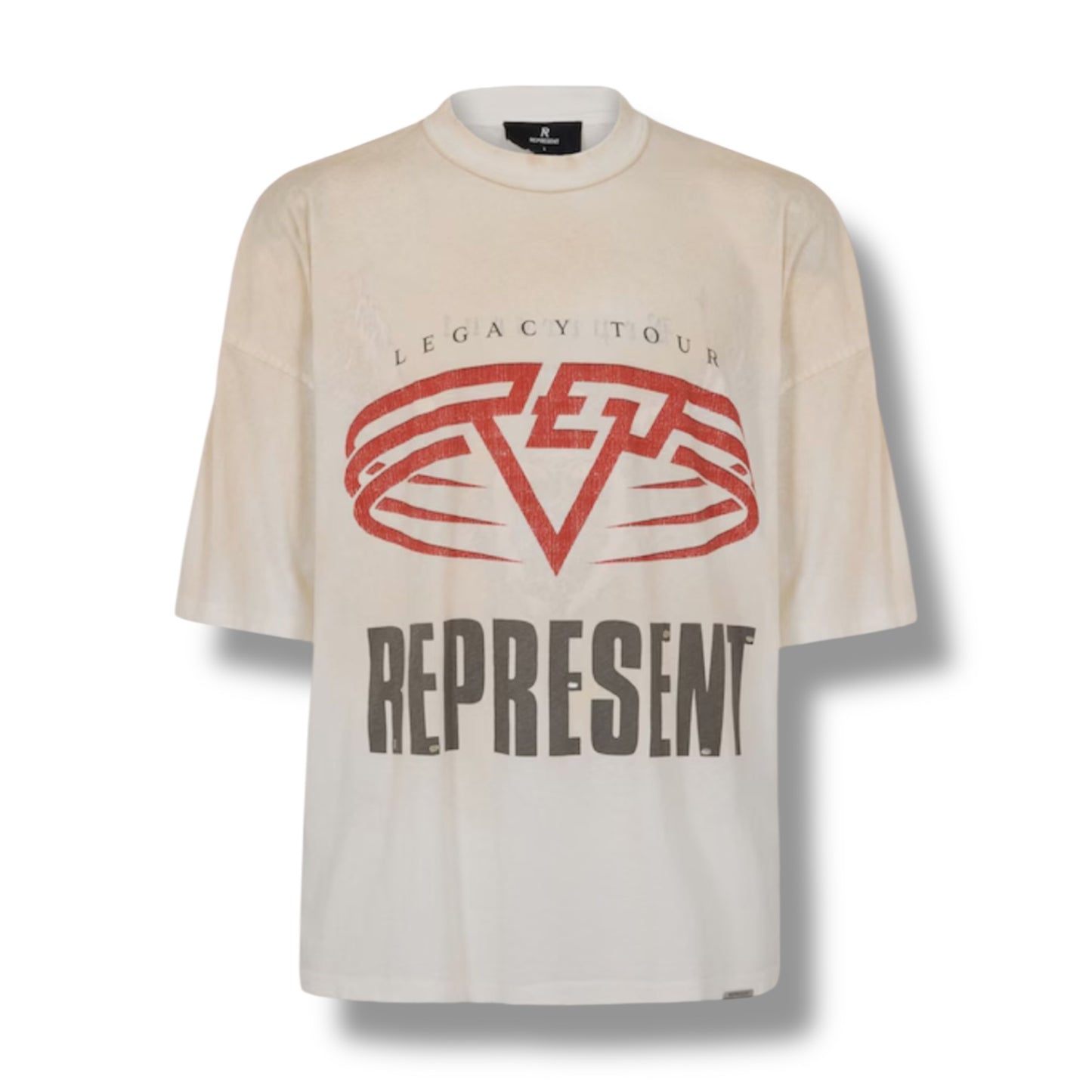 REPRESENT LIVING LEGACY T-SHIRT WASHED BEIGE