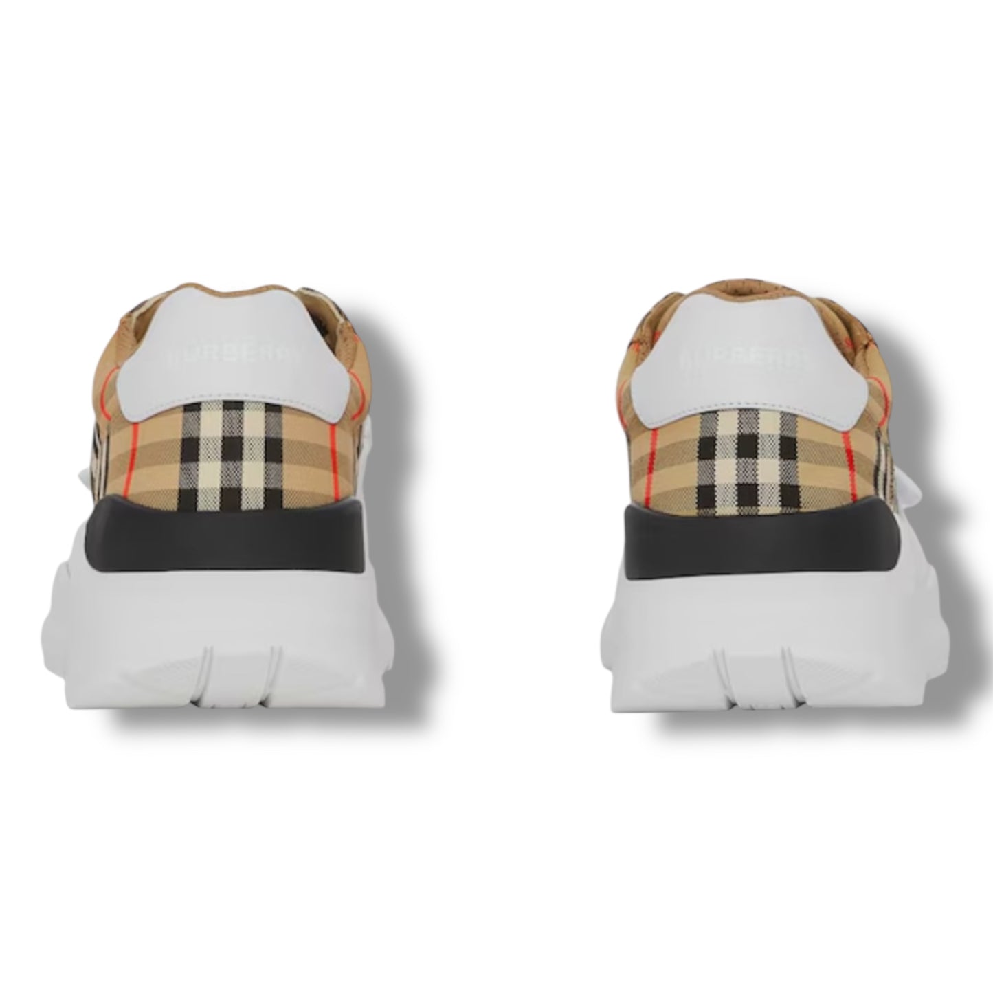 BURBERRY REGIS CHECK SNEAKERS BEIGE
