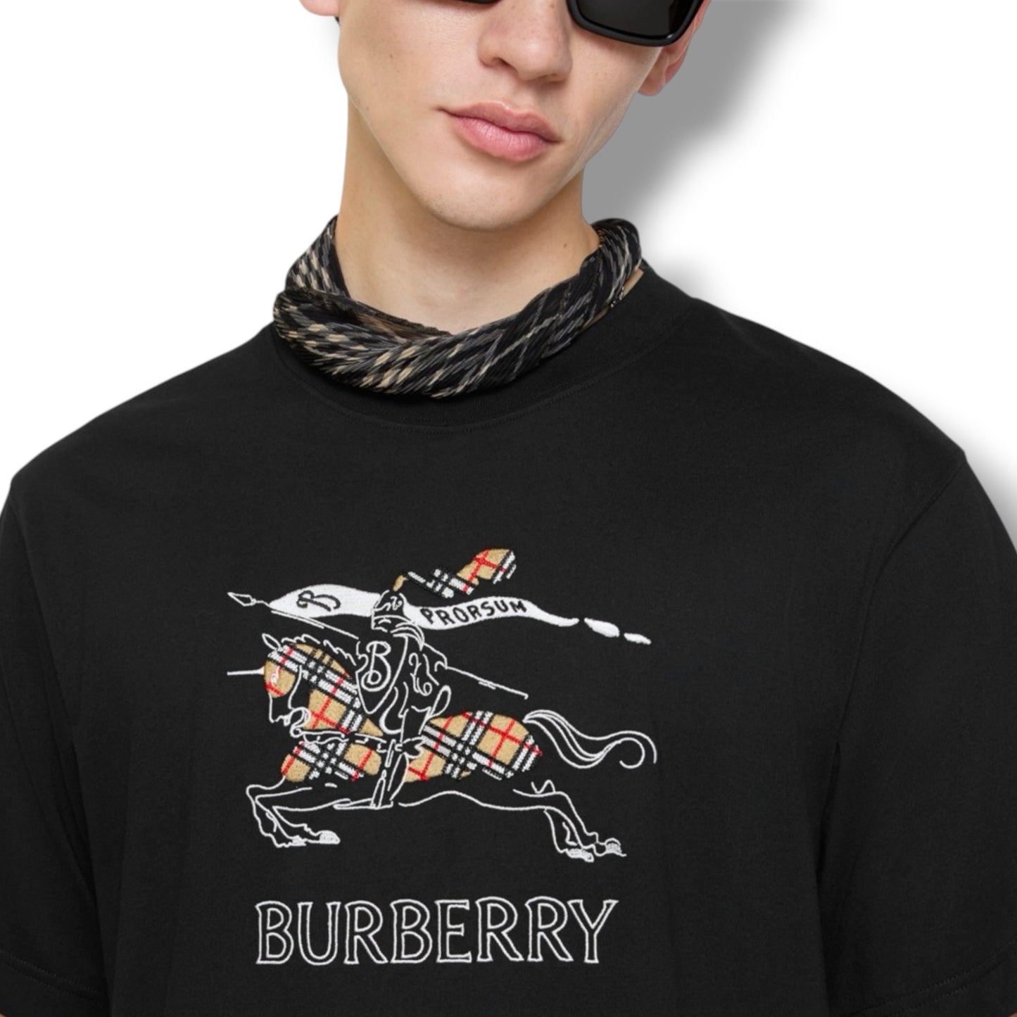 BURBERRY EKD T-SHIRT BLACK