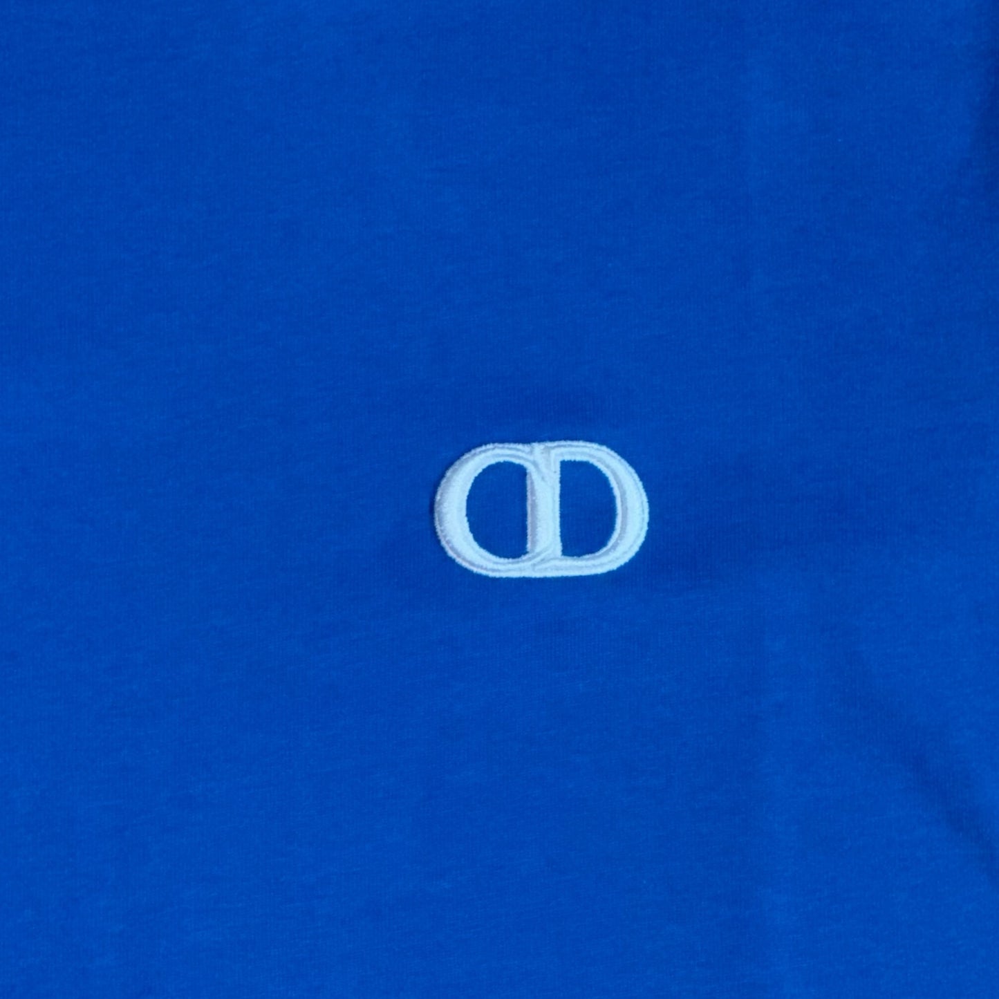 DIOR CD ICON LOGO T-SHIRT PETROL BLUE