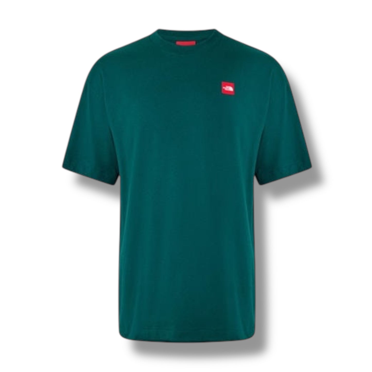 THE NORTH FACE TNF RED BOX T-SHIRT & NYLON SHORTS SET GREEN & BLACK
