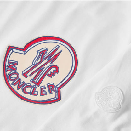MONCLER MB LOGO T-SHIRT WHITE