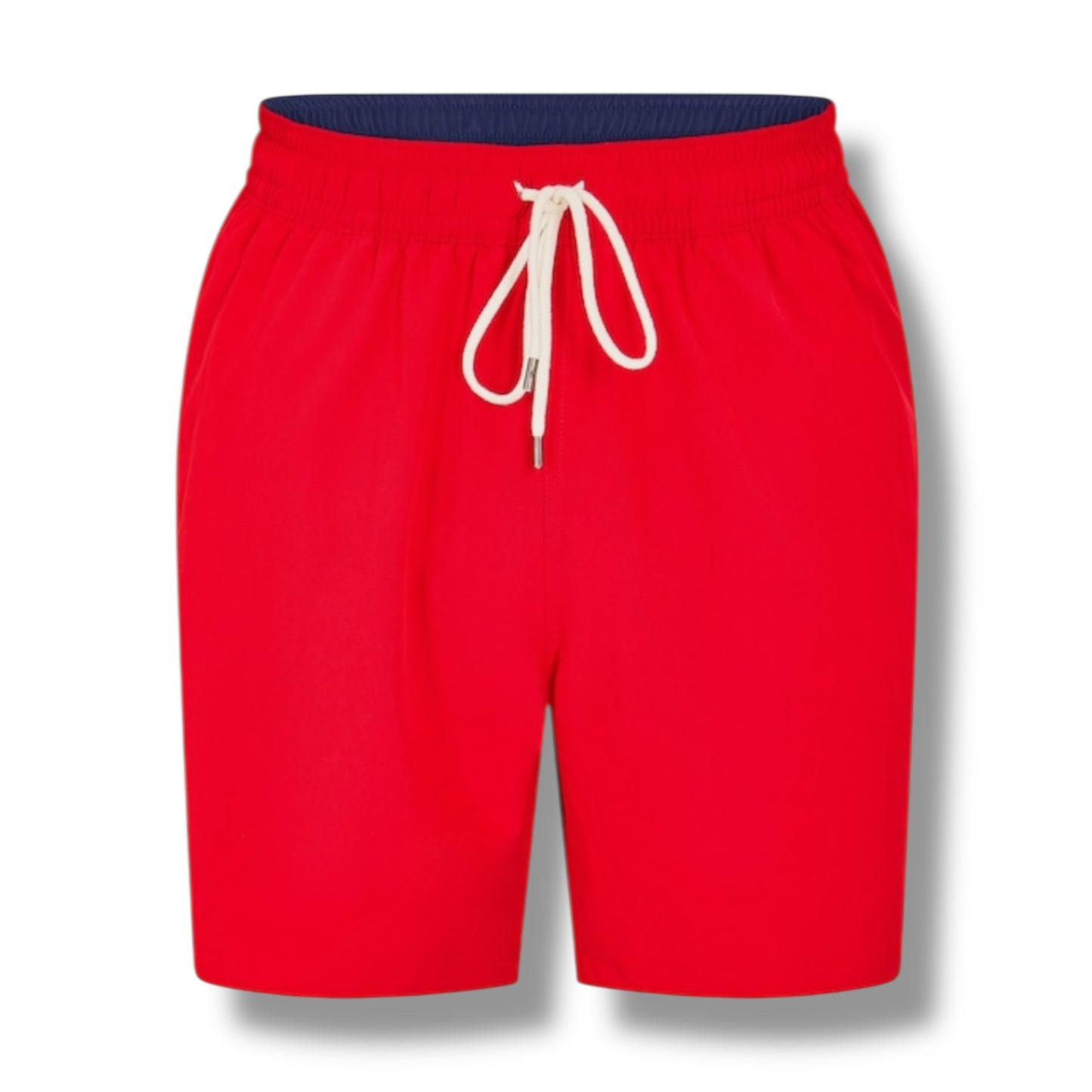 RALPH LAUREN T-SHIRT & SWIM SHORTS SET WHITE & RED