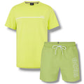 HUGO BOSS STORM T-SHIRT & SWIM SET LIME GREEN