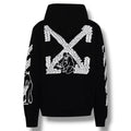 OFF WHITE BRICKLAYER ARROWS OTTH HOODIE BLACK