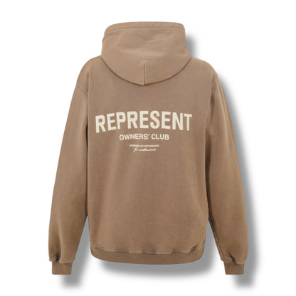REPRESENT OWNERS CLUB OTTH HOODIE ALMOND BROWN