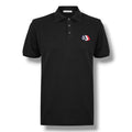 MONCLER TRIPLE LOGO POLO SHIRT BLACK